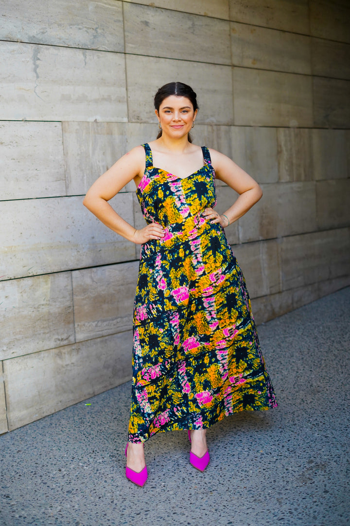 Vestido largo tiritas Masaka