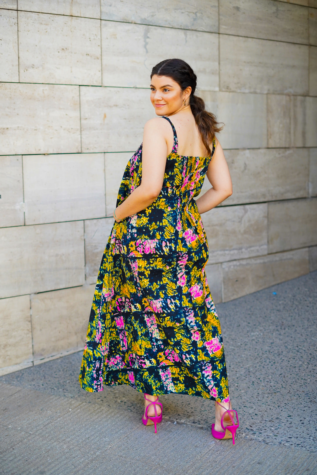 Vestido largo tiritas Masaka