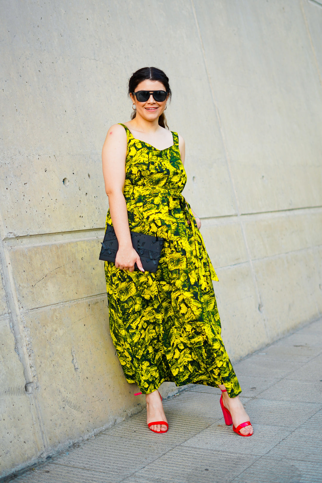 Vestido largo tiritas Kumi