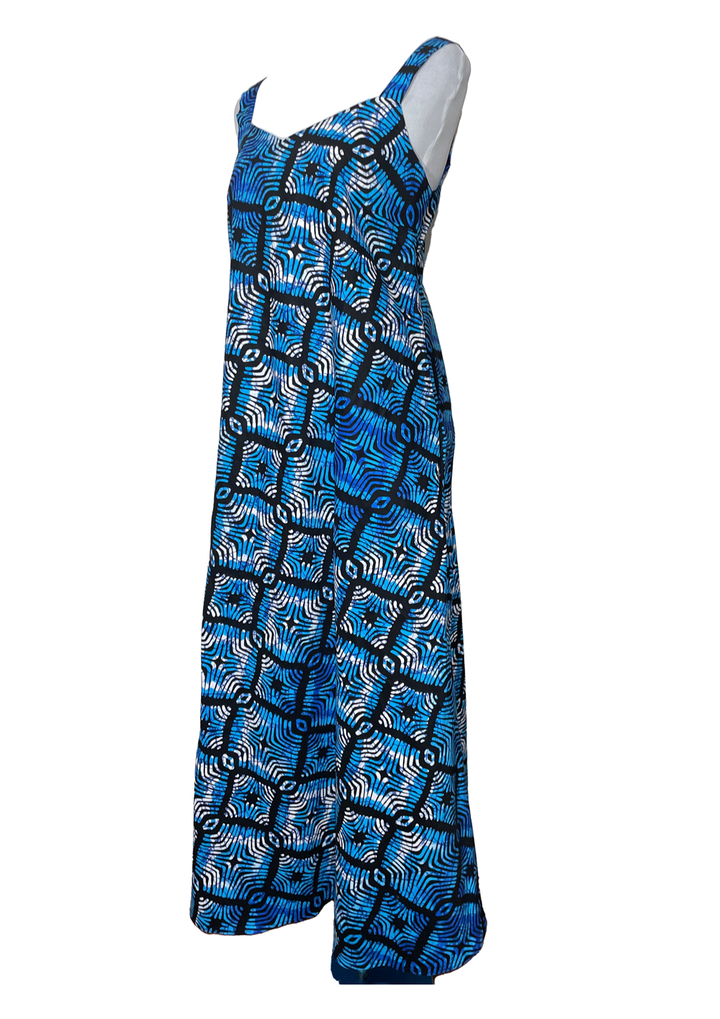 Vestido largo tiritas Bugiri