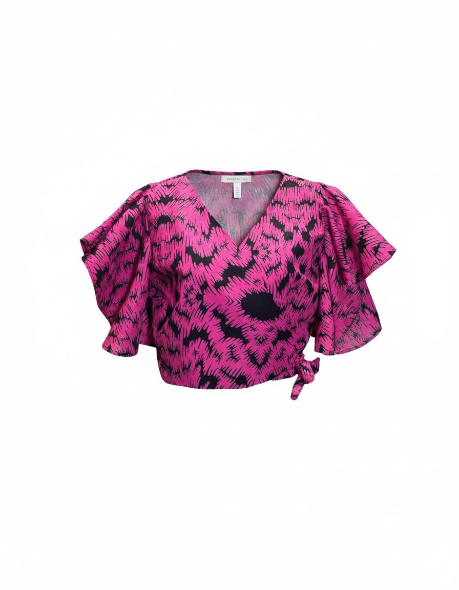 Blusa envolvente Mbarara - Manga vuelos