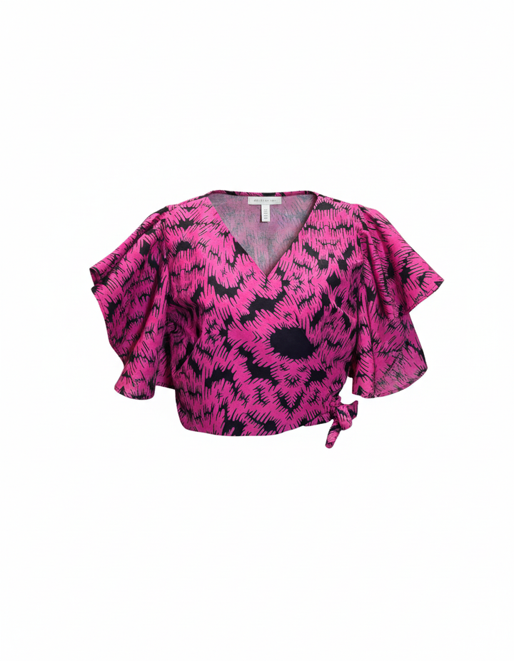 Blusa envolvente Mbarara - Manga vuelos