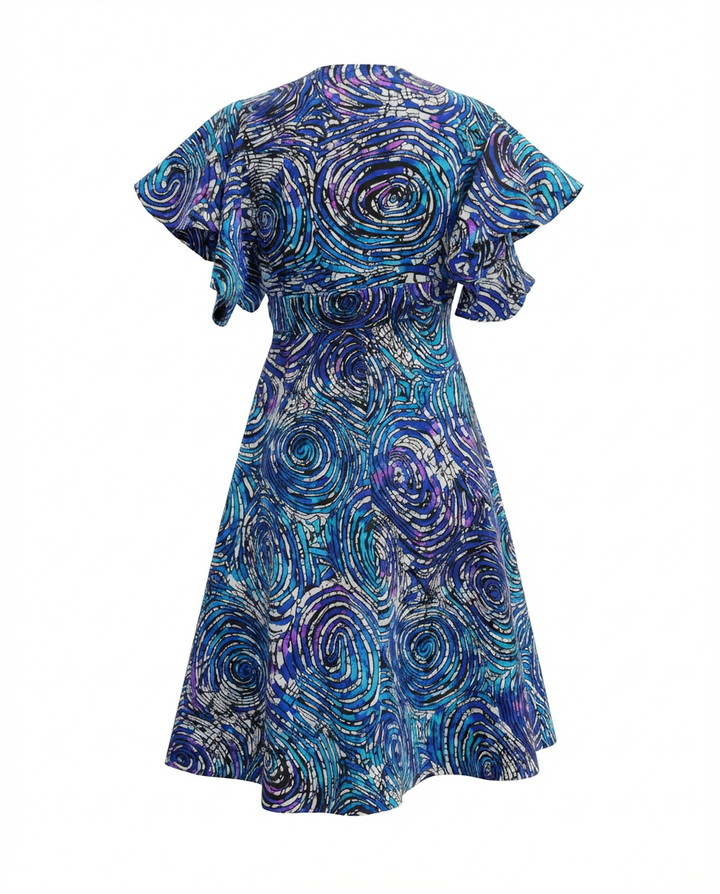 Vestido corto envolvente Iganga